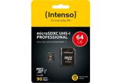 Intenso 3433490 Micro SD UHS-I profesiona 64GB