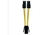 Nanocable Cable Alimentacin 4PIN/H-4+4PIN/M, 15 c