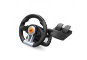 Krom Juego de Volante y pedales K-Wheel Multip.