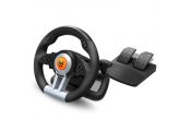 Krom Juego de Volante y pedales K-Wheel Multip.