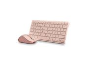 NGS KIT TECLADO Y RATON MULTIFUNCION RECARG ROSA