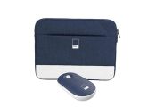 Celly Kit Sleeve Pantone + raton 15,6" Navy