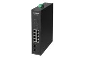 Edimax IGS-1210P Indus Din-Rail Switch 8xGbE PoE+