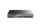 D-Link DSS-200G-10MP Switch 8xGbE PoE 2xSFP LR