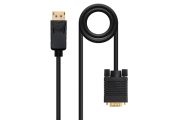 Nanocable Cable Conversor DP a VGA negro 1 M