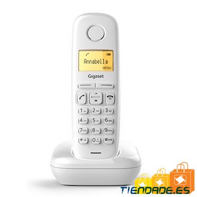 Telefono Fijo Inalambrico Gigaset A170 Blanco S30852-H2802-D202